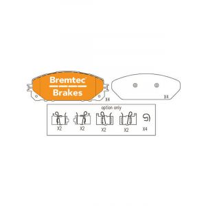 Bremtec Pro-Series Brake Pad