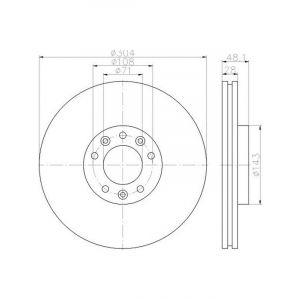 Bremtec Euroline Brake Rotor