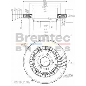 Bremtec Euroline Brake Rotor