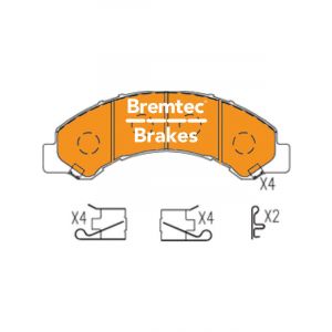 Bremtec Pro-Series Brake Pad