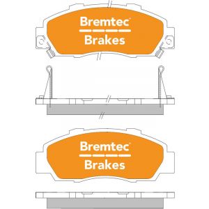 Bremtec Evolve Hybrid-Carbon Brake Pad