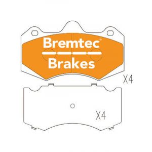 Bremtec Evolve Hybrid-Carbon Brake Pad