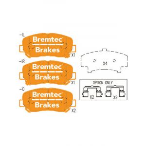 Bremtec Endure 4WD Brake Pad