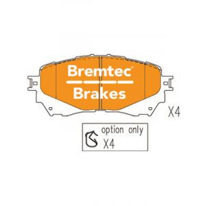 Bremtec Pro-Series Brake Pad