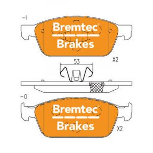 Bremtec Pro-Series Brake Pad