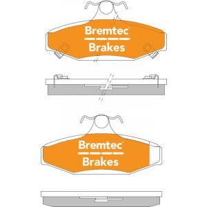 Bremtec Evolve Hybrid-Carbon Brake Pad