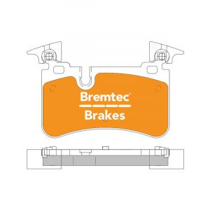 Bremtec Evolve Hybrid-Carbon Brake Pad