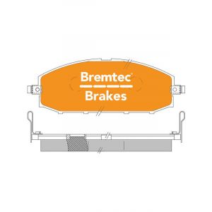 Bremtec Evolve Hybrid-Carbon Brake Pad