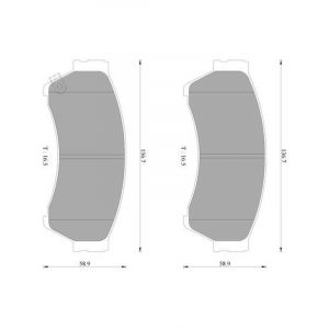 Bosch Brake Pad Front Set For Mazda 6 Gh