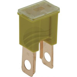 Jaylec Male Fusible Link 60Amp Straight Yellow [ref Narva 53160BL] Pk 1