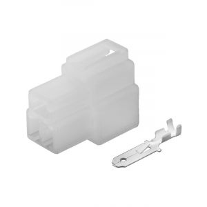 Jaylec QC Connector Housing Male 3 Way [ref Narva 56253] Pack 10