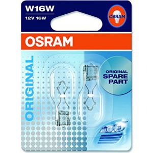 Osram Wedge Globe 12V 16W W2.1X9.5D W16W [ref Narva 47526BL] Pack 2
