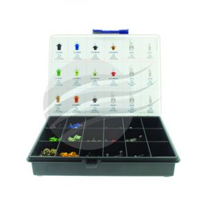 Osram Miniwatt Assortment Box 12V 18 Globes 180 [ref Narva 47705]