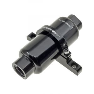 Raceworks 50mm Billet Fuel Filter Bracket Black