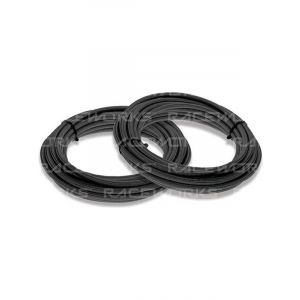 Raceworks Black Nylon Hose An-4 1M Black Nylon E85