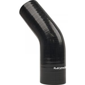 Raceworks 45 Reducer Elbow 4-5'' (102-127mm) Black