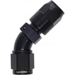 Raceworks Cutter Hose Fitting An-4 45