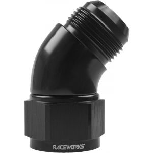 Raceworks Female To Male Swivel Elbow An-16 45