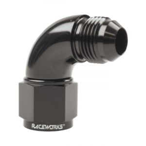 Raceworks Female To Male Swivel Elbow An-6 90