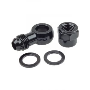 Raceworks Banjo & Nut Kit For Bosch Fuel Pumps 12.5mm - 6 An