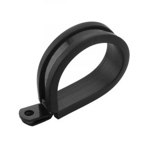 Proflow Cushioned Hose Mounting P-Clamp 38.1mm, Black, 5 Pack