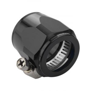 Proflow Aluminium Hex Hose Finisher Clamp 20.6mm ID, Black