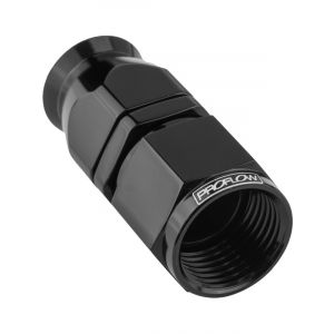 Proflow Aluminium Straight Hose End Hose End -10AN For PTFE, Bla