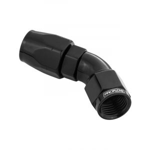Proflow Fitting Hose End 45 Degree Full Flow -10AN, Black