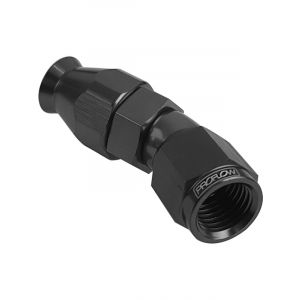 Proflow 30 Degree Fitting Hose End AN10 Suit PTFE Hose, Black
