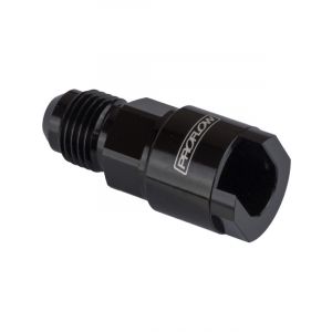 Proflow Billet Quick Connect 3/8in. To -08AN Male, Black