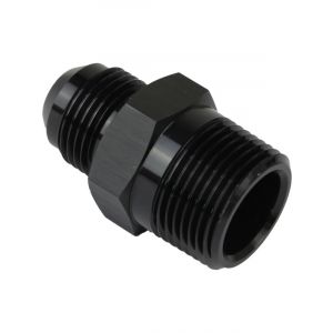 Proflow Adaptor Male -10AN To 3/8in. NPT Straight, Black