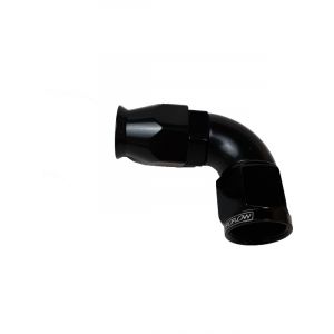 Proflow 90 Degree Fitting Hose End AN8 Suit PTFE Hose, Black