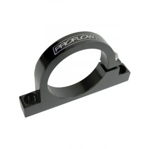 Proflow Fuel Filter Brackets, Single 50 mm hole, Aluminium, Blac