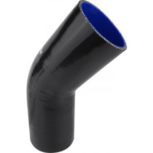 Proflow Hose Tubing Air intake, Silicone, Coupler, 4.00in. 45 De