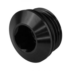 Proflow AN Port Plug, Low Profile Allen Key -08AN, Black