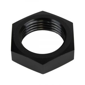 Proflow Aluminium Bulkhead AN Nut -06AN, Black