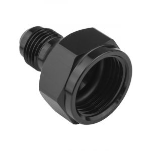 Proflow Female Adaptor -08AN To -06AN Male Reducer, Black