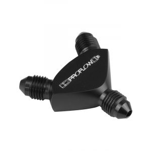 Proflow Fitting Aluminium AN Y-Adaptor -08AN Male To -08AN Mal