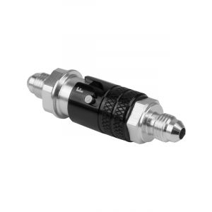 Proflow Fitting, Dry Break, Quick Release, Aluminium, Black, -6