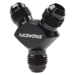 Raceworks Y Block Male Flare An Thread 3 X An-6