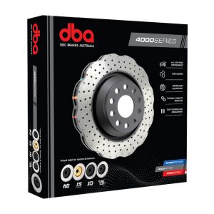 DBA Rotor Cross-Drilled & Dimpled WAVE 4000 Series