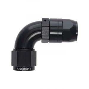 Raceworks Cutter Hose Fitting An-8 90 Deg