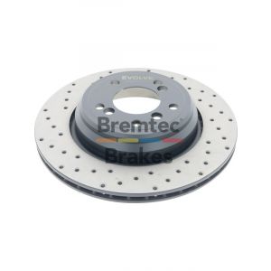 Bremtec Evolve F2S Disc Brake Rotor LHR For BMW M3 E46 3.2L 00-07