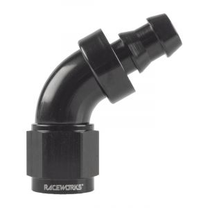 Raceworks Push Lok Hose Fitting An-10 60 Deg