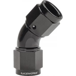 Raceworks Full Flow Female To Female Swivel An-6 45 Deg