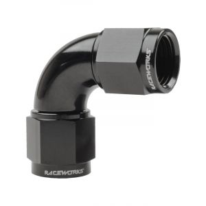 Raceworks Female Swivel Coupler An-6 90 Deg..