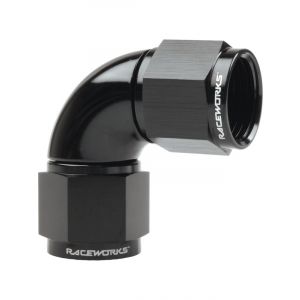 Raceworks Female Swivel Coupler An-10 90 Deg