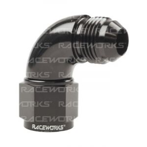 Raceworks Female To Male Swivel Elbow An-10 90 Deg