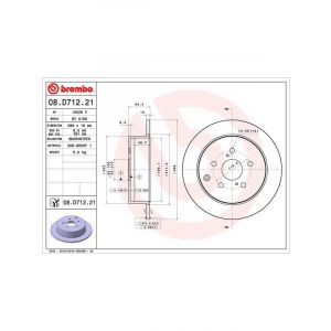 Brembo Disc Brake Rotor (Single) 298mm