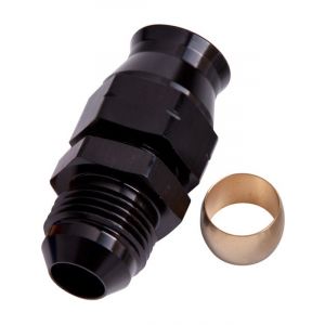 Aeroflow Tube to Male AN Adapter 5/8 Inch to -10AN Black